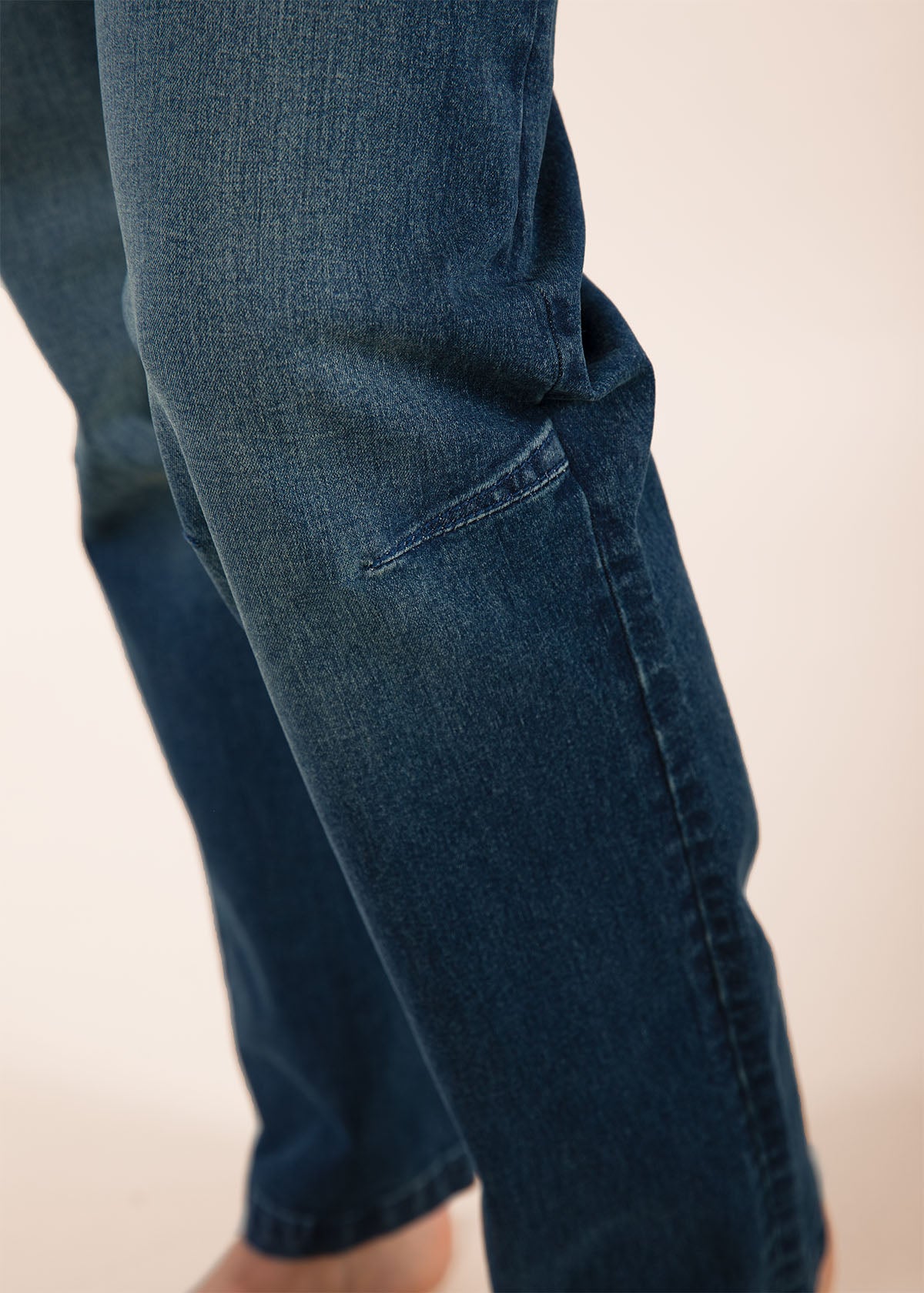 A close up photo of our kne darts, which allow extra range of motion when climbing, scrambling or walking