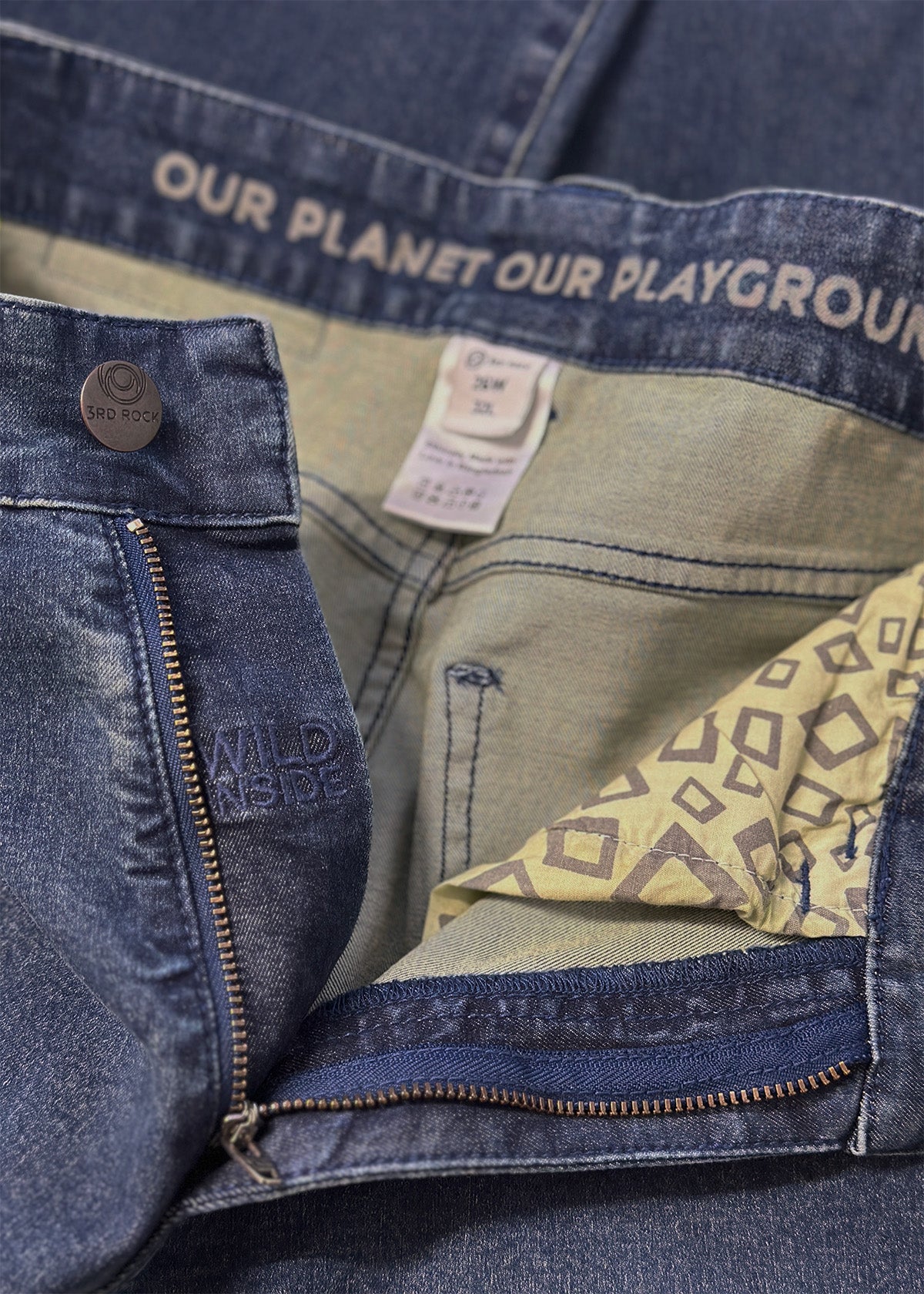 Have you seen our cheeky little message we add to the zipper on our jeans?